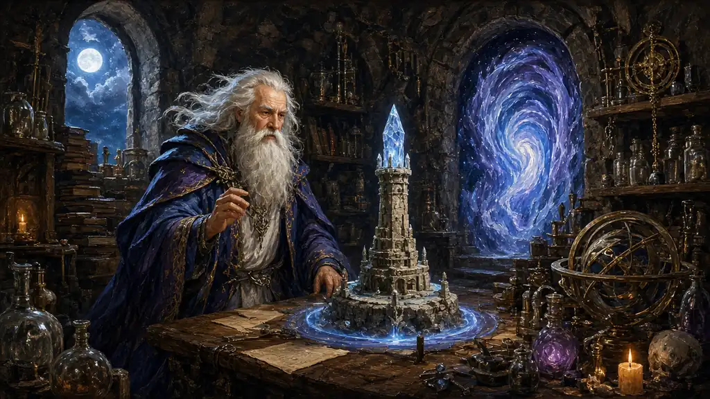 Original fantasy illustration for Al’Kabor