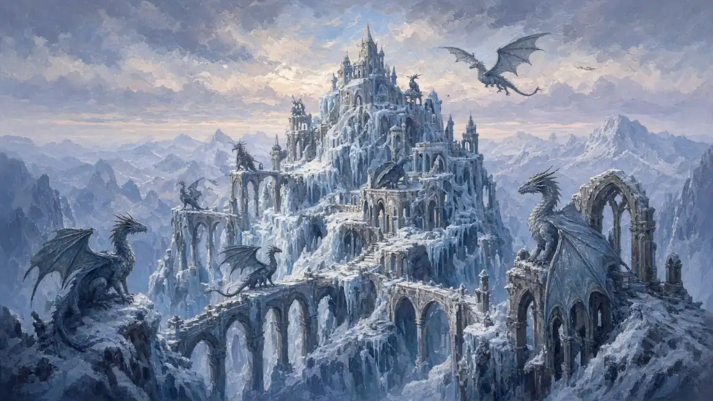Original fantasy illustration for The Claws of Veeshan