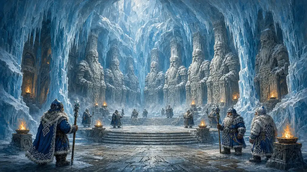 Original fantasy illustration for The Coldain of Thurgadin