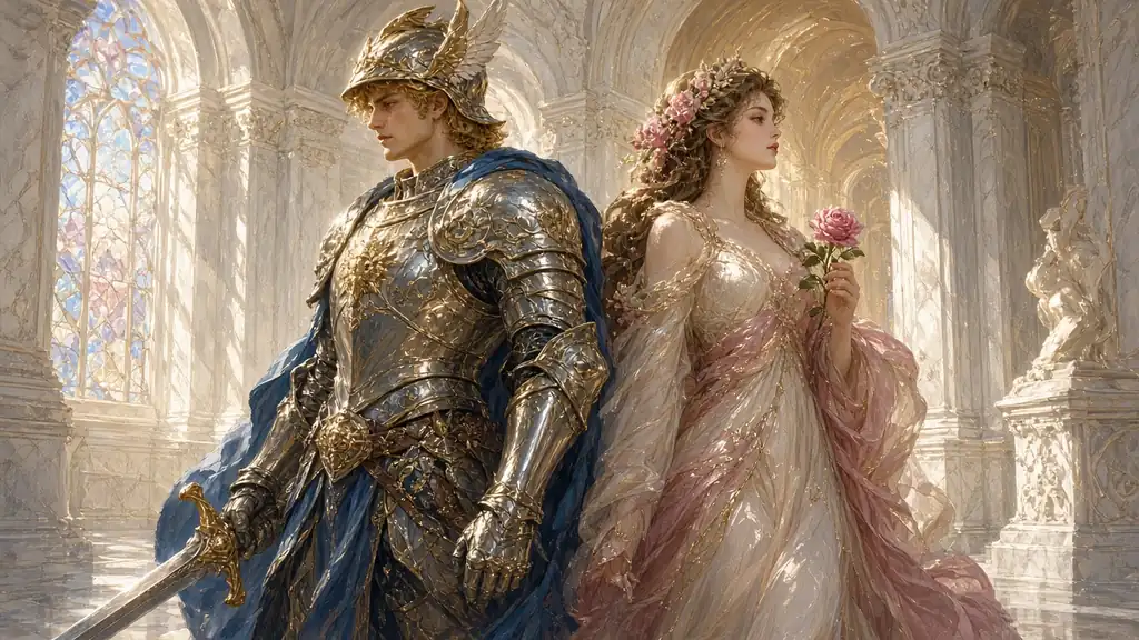 Original fantasy illustration for Mithaniel & Erollisi Marr