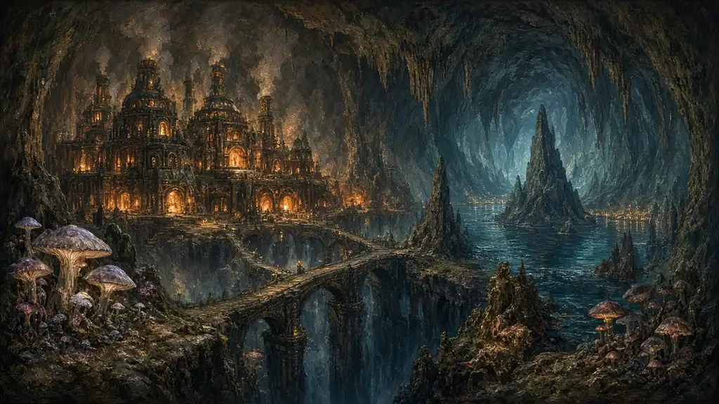Original fantasy illustration for Underfoot & Brell’s Rest
